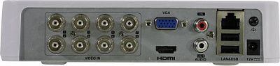 Видеорегистратор HiWatch DS-H108G (8 Video In/10 IP-cam AHD/CVI/TVI  250FPS  1xSATA LAN  2xUSB2.0VGAHDMI)