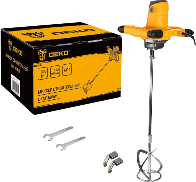 Дрель-миксер Deko DKM1600W 1600Вт М14 065-0622