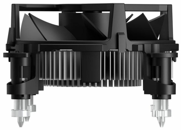 Кулер для процессора PCCooler R94-V2 65W, 4-pin PWM, 56mm, Al/Cu, -mm, 1x94mm, 34.44CFM, 27.3dBA, 2400RPM, S: 1700/1851, silver, black