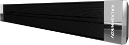 Обогреватель инфракрасный Kalashnikov KIRH-E20P-12 2000Вт черный/серебристый