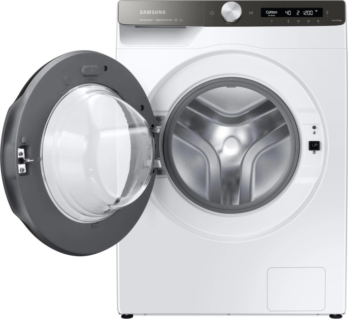 Стиральная машина Samsung WW70AG6S23ATLP, с фронтальной загрузкой, 7кг, 1200об/мин, с паром, инверторная