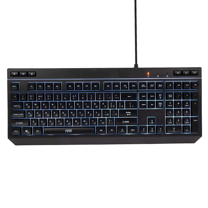 Игровая клавиатура HIPER GKEY-1100, черный