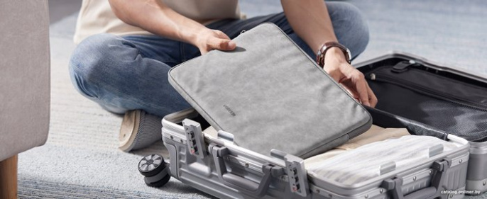 Чехол для ноутбука UGREEN LP187 (20476) Portable Laptop Sleeve Case 14-14.9''. Цвет: серый