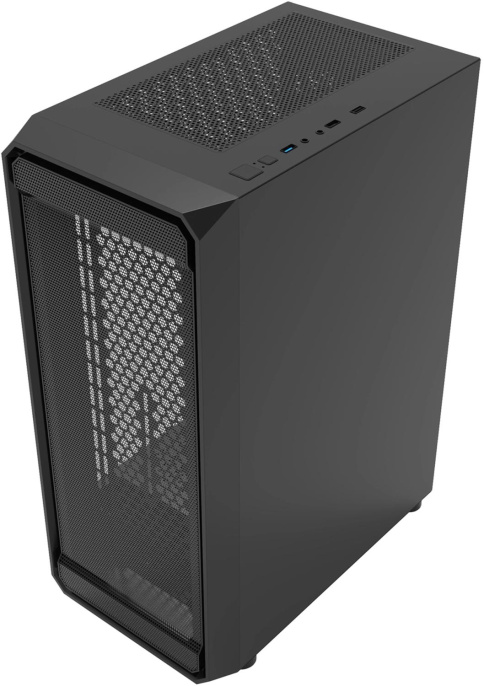 Корпус ATX BLOODY BD-CC114, Midi-Tower, без БП,  черный [bd-cc114-bk]