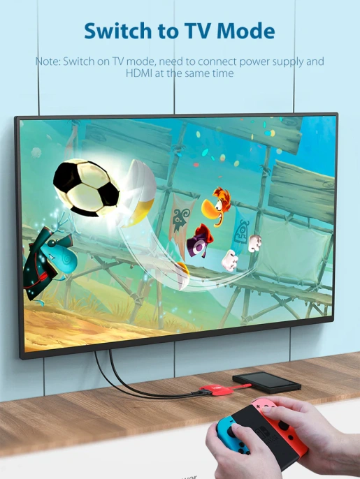 Док-станция Switch CABLETIME CB40U CT-SHUB31-PBU для Nintendo Switch OLED 3 в 1 USB C HUB Blue