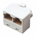 Rexant 03-0102 Двойник компьютерный UTP RJ-45 8P8C штекер - 2 гнезда