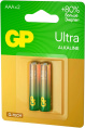 AAA Батарейка GP Ultra Alkaline 24AUA21-2CRSBC2,  2 шт.