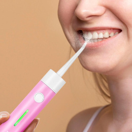 Ирригатор KitFort КТ-2957-1 цвет:розовый и белый