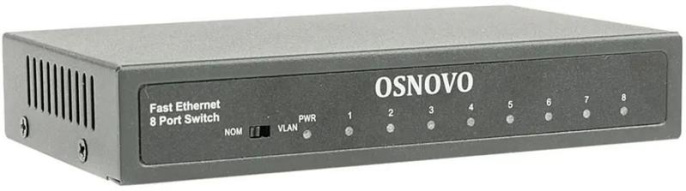 Коммутатор Osnovo SW-10800 2xКомбо 1000BASE-T/SFP неуправляемый