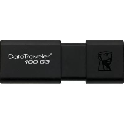 Флеш Диск Kingston 256Gb DataTraveler 100 G3 DT100G3/256GB USB3.0 черный