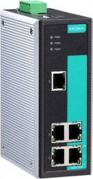 Промышленный неуправляемый коммутатор MOXA EDS-305, 5 портов 10/100BaseT X , IP30, от 0 до 60°C, DIN-Rail