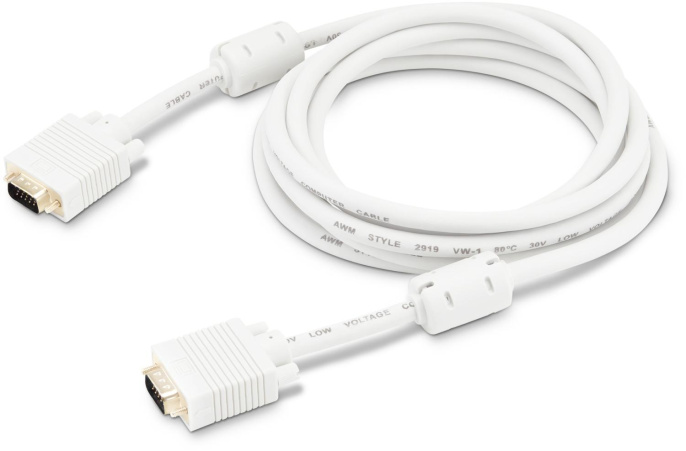 Кабель Buro CAB016S-10 VGA m VGA m 3м феррит.кольца серый