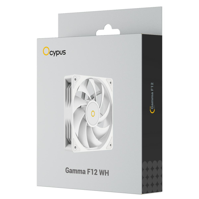 Вентилятор для процессора Fan Ocypus Gamma F12 WH / White / 3pin Gamma-F12-WH1NN00X-GL