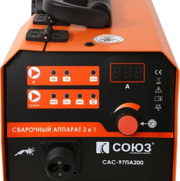 Сварочный полуавтомат СОЮЗ САС-97ПА200, инвертор