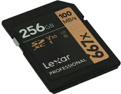 Карта памяти Lexar LSD256B667 SDXC Memory Card 256Gb V30 UHS-I U3