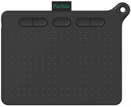 Графический планшет Parblo Ninos S Black перо P07/ 5080 LPI/260 RPS/клавиш 5/8192 уровней нажатия/ USB C