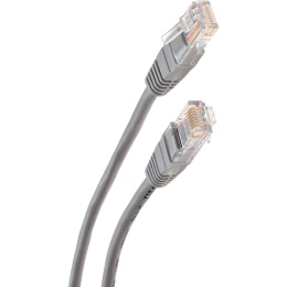 Telecom Патч-корд UTP кат.5е 0,5м серый [NA102--0.5M]