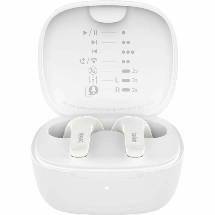 Беспроводные наушники Belkin Soundform Motion True Wireless Earbuds - White AUC010BTWH