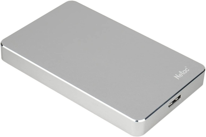 Внешний накопитель HDD 2.5" USB3.0 Netac 1Tb K330 NT05K330N-001T-30SL Серебристый