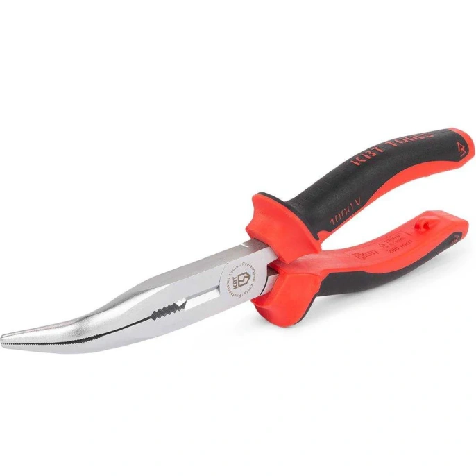 Изогнутые изолированные длинногубцы 200 мм КВТ 60473