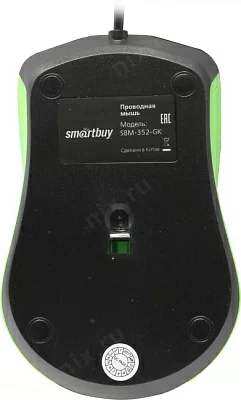 Манипулятор SmartBuy One Optical Mouse SBM-352-GK (RTL) USB 4btn+Roll
