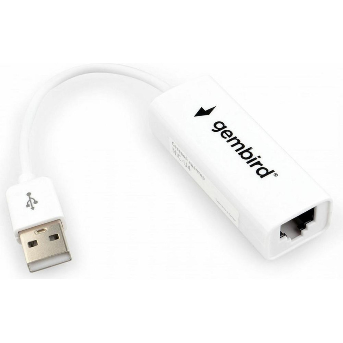 Сетевой адаптер Ethernet Gembird NIC-U4 USB 2.0 - Fast Ethernet adapter 272740