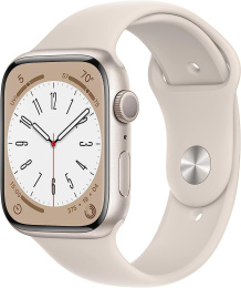 Умные часы Apple Watch Series 8 45mm (MNUQ3LL/A) Starlight