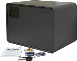 Сейф мебельный LockSworth VS4529-BK взломостойкий встраиваемый 250x360x250мм электронный/ключевой/биометрический