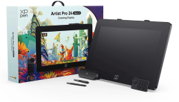 24" Графический планшет-монитор XPPEN Artist Pro 24 3840x2160,  черный [md240uh-eu]