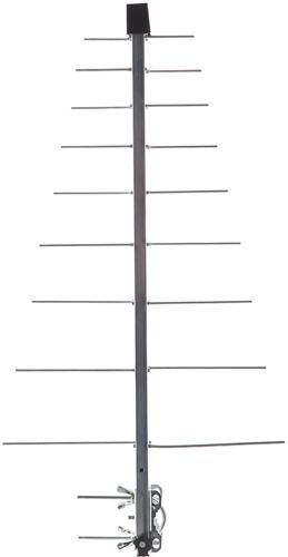 Антенна телевизионная Denn DAE603 25дБ активная черный каб.:8.5м