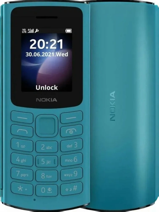 Мобильный телефон NOKIA 105 TA-1423 SS EAC2+ BLUE SP01Z07Z1949Y