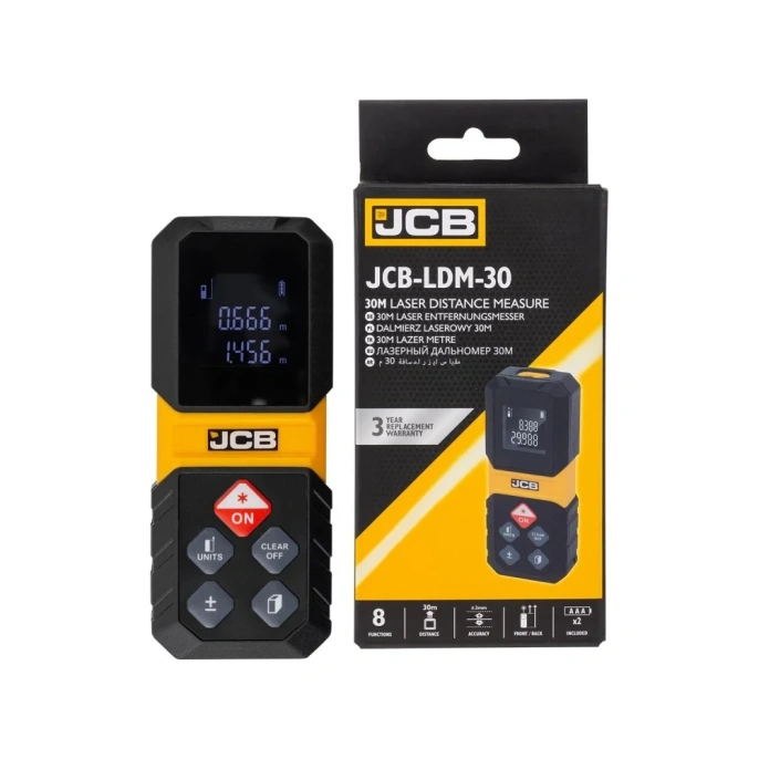 Дальномер лазерный JCB 30 м JCB-LDM-30(56916)