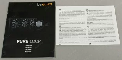Охладитель be quiet! BW007 Pure Loop 280mm(1200/2066/1155/2011-3/AM4-FM2+22-38.1дБ 1600об/м)