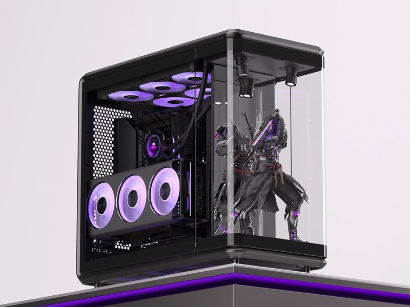 Cooler Master показала новые корпуса с «витриной» для фигурок