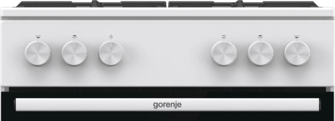 Плита Газовая Gorenje GG6A10WFFM белый без крышки реш.сталь