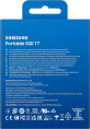 Внешний диск SSD Samsung T7 4ТБ MU-PC4T0T/WW, USB 3.2 Gen 2, запись - 1000МБ/с, чтение - 1050МБ/с, черный