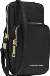 Чехол для смартфона Piquadro Circle AC6836W92R/N черный натур.кожа