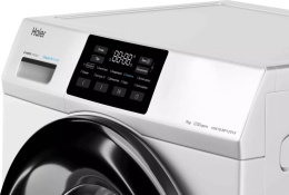 Стиральная машина узкая HAIER HW70-BP12919, с фронтальной загрузкой, 7кг, 1200об/мин, с паром, инверторная