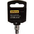Головка торцевая шестигранная (6 мм; 1/4DR) Inforce 11-01-458