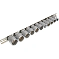 Набор торцевых головок 12-гранных на планке 11 шт; 3/8DR ROCKFORCE RF-3111-9 3104 (RF-3111-9(3104))