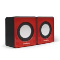 Акустическая система 2.0 ExeGate Disco 140 Red (питание USB, 2х3Вт (6Вт RMS), 100-20000Гц, красный, Color Box) EX289920RUS