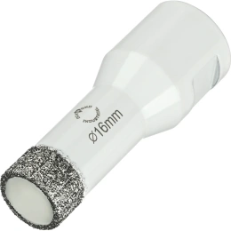 Коронка алмазная по керамограниту 16 мм, M14 на УШМ Diamond Industrial DIDKVP16M14