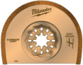 Полотно для мультитула Milwaukee 48906051 75x2.2мм (сегментированное, карбидное, с твердосплавным зернистым напылением, обрабатываемый материал: керамика)