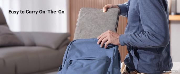 Чехол для ноутбука UGREEN LP187 (20476) Portable Laptop Sleeve Case 14-14.9''. Цвет: серый