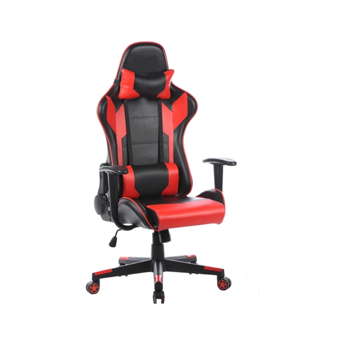 Игровое кресло Helmi HL-G01 Victory искусственная кожа, черная/красная, 2 подушки 279715