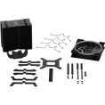 Кулер для процессора CPU Cooler be quiet! PURE ROCK 2 FX 150W, 4-pin PWM, 155mm, Al/Cu, 4x6mm, ARGB, 1x120mm, 42.6CFM, 24.4dBA, 2000RPM, S: 1700/1200/115X/2066/2011 -3 square ILM, AM5/AM4, black BK033