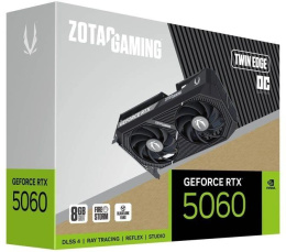 Видеокарта Zotac RTX5060 TWIN EDGE 8GB GDDR7 128bit 3xDP HDMI 2FAN MEDIUM PACK ZT-B50600E-10M