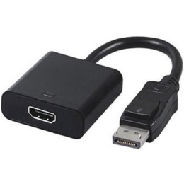 Filum Адаптер Display port - HDMI, 0.15 м., разъемы: DP male-HDMI A female, пакет. [FL-A-DPM-HF-0.15M] 894149