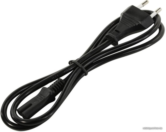 Кабель питания 5bites IEC-320-C7 - CEE 7/16 восьмерка 220V сечение 2x0.50мм2 VDE 1м PC305-10A