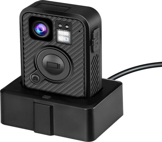 Видеорегистратор персональный BodyDVR F1 ТУ BY 692227983.002-2023 процессор: Ambarella H22, встроенная память: 64 GB, экран: 0.96" информационный ЖК сверху , угол обзора: 140°, видео: до 2688×1512@30 fps, кодек: H.265, ИК-подсветка: автоматическая/ручн